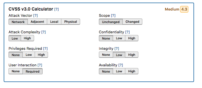 cvss calculator